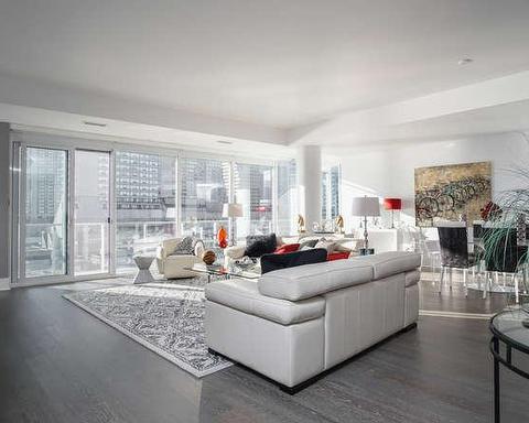 [Living Room of 29 Queens Quay East, Toronto]